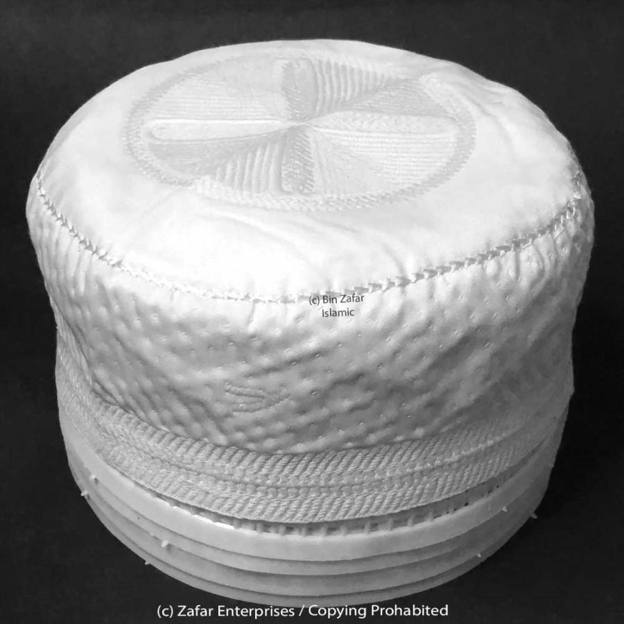 Al Mumtaz Saudi Bokies / Junaid Jamshed's Cap or Topi - Imported from KSA (100% Cotton)